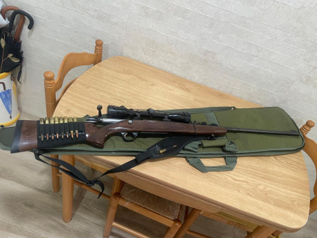 Vendo Browning X- Bolt cal 300. Estado muy bueno y muy poco uso, con mira Tasco 3-9x40. Precio 800€.

Jesús 01