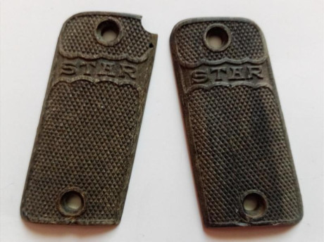 Hola a todos , pongo diferentes modelos de cachas de pistolas STAR , tanto sueltas como emparejadas 

la 00