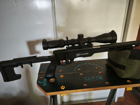 Buenas,

Vendo esta carabina de Savage para hacer caja para otra. La carabina tiene como mucho 400 disparos 02