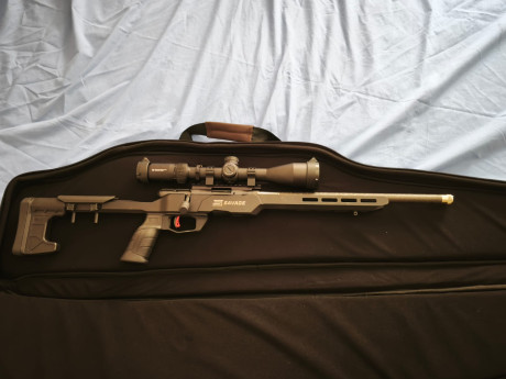 Buenas,

Vendo esta carabina de Savage para hacer caja para otra. La carabina tiene como mucho 400 disparos 00