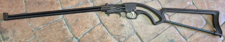 Se vende carabina monotiro del 22 BRONCO, cuando menos un arma bastante curiosa y en perfecto estado.

Se 01