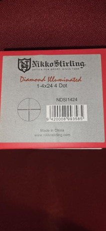 Vendo este visor. No está estrenado, solo montado al rifle, no ha salido a cazar aún. Ideal para batidas, 01