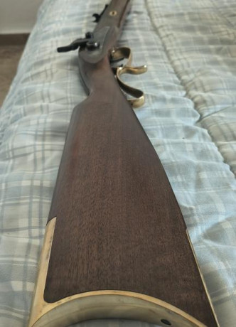 Hola,vendo rifle hawken de ardesa,calibre .45,muy nuevo,casi sin uso,solo unos 20 tiros.
El paso es 1/20"
Se 12