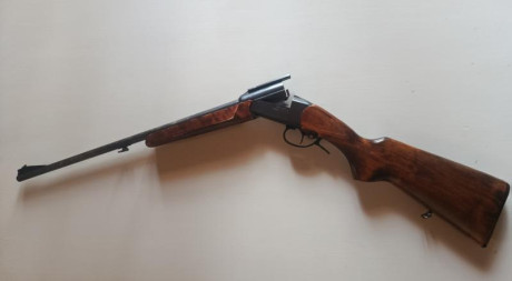 Pongo en venta este rifle monotiro de la marca rusa Baikal modelo IZH-18MH del calibre .308 Winchester.
Lo 02