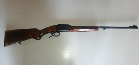 Pongo en venta este rifle monotiro de la marca rusa Baikal modelo IZH-18MH del calibre .308 Winchester.
Lo 01