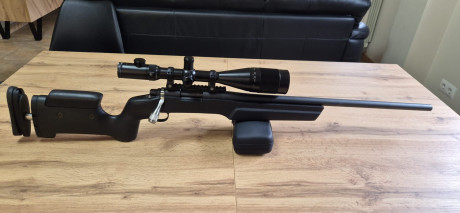 Vendo Remington 700 SPS con cañón pesado en calibre .308 W, con una longitud de 66 cm. (26"). Culata 00