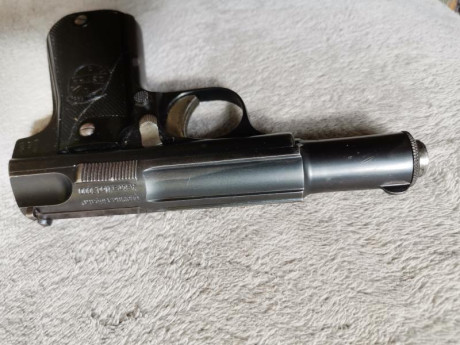 Buenos días,

Vendo Astra 3000 semiautomática, 9 mm corto, en buen estado. Tiene muy poco uso.

Precio: 12