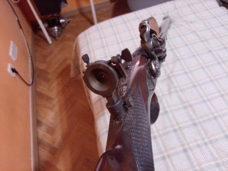 Vendo rifle  maximilian (y pensilvania) de AMR con llave L&R, cañon pesado, calibre . 54. 450 euros, 00