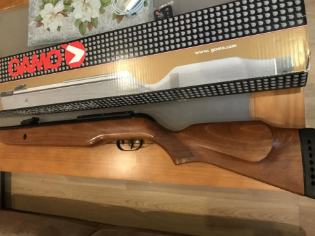 Carabina gamo cfx royal practicamente nueva ni una caja de balines usada, calibre 4,5  preciosa y precisa. 141