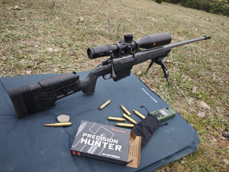 Pongo a la venta este rifle:

Bergara HMR Pro calibre 300 PRC
Freno de boca Bergara ST1
Visor Leica PRS 10
