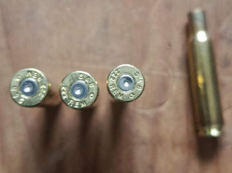 Lote 500 vainas 222 Remington, marca Sellier Bellot, un disparo con fusil cerrojo, conservan fulminante 01