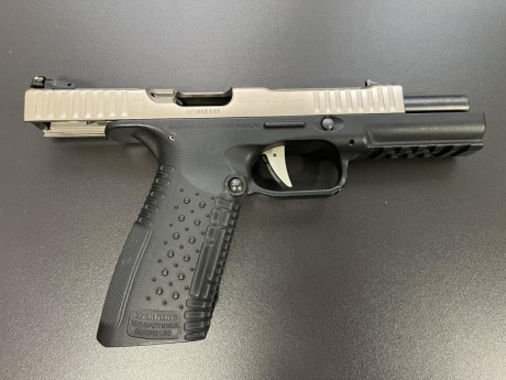Vendo por no usar, pistola Arsenal Strike One Speed, 9 mm, cambiado gatillo por uno mejorado más afinado, 02
