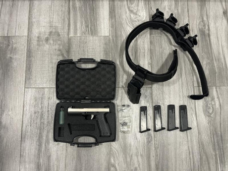 Vendo por no usar, pistola Arsenal Strike One Speed, 9 mm, cambiado gatillo por uno mejorado más afinado, 00