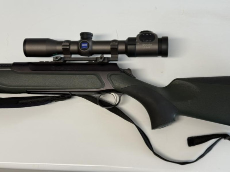 Se vende este estupendo rifle por cambio de planes , con bases sauer y visor zeiss duralit , 1,2-5x36 02