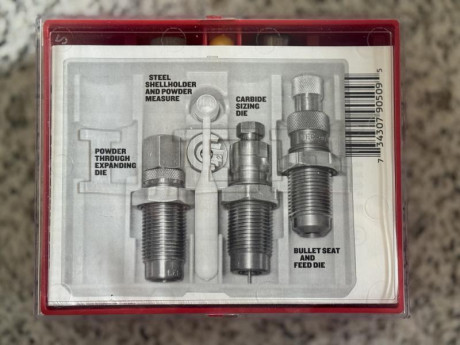 Hola a todos, vendo juego de dies marca Lee para 9 mm Parabellum. El juego incluye los cuatro dies.
Pido 00