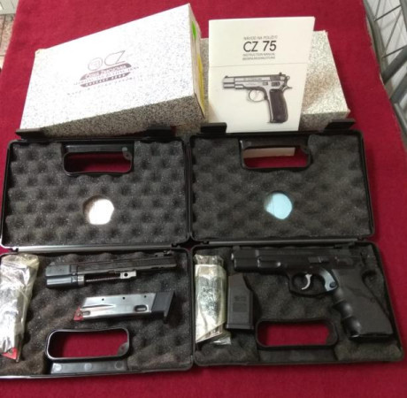 Hola amigos! ya que se muestran tantas armas buenas creo que a los propietarios de una cz 75 se nos tendría 30