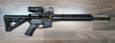 De la marca Ruger, nuevo a estrenar todo menos los visores. Que no son nuevos pero tienen muy poko uso.
Todo 00