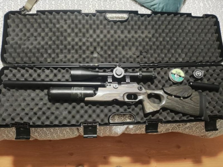 Buenos días, voy a poner a la venta una carabina pcp FX modelo crown MKII en calibre 5.5, se encuentra 32
