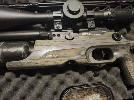 Buenos días, voy a poner a la venta una carabina pcp FX modelo crown MKII en calibre 5.5, se encuentra 30