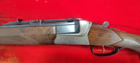 Rifle express superpuesto, calibre 9,3x74R, expulsor y con visor de batida Schmidt & Bender, 1,1-4x24 01