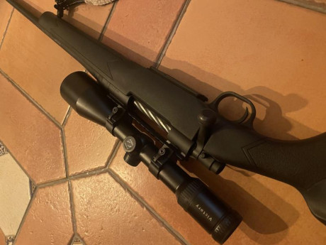 Buenas a todos.

Se cede Mossberg Patriot, comprado a finales del 2023
El rifle está en reestreno muy 10