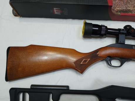 Marlin 60, con dos culatas, la original y una ATI tipo Dragunov solo estrenada, carabina está muy nueva, 00