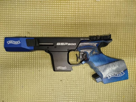 Vendo Walther GSP 500 22lr más kit 32SW comprada nueva en marzo de este año, poco más de 1000 disparos 00