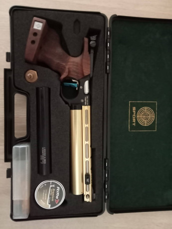 Vendo pistola de aire comprimido Steyr EVO 10 con cacha nueva, talla L, para diestro y sin modificar.

La 01