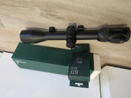Visor swarovski z8i 3.5-28x50 de carril y con torreta btf. 
Caja original y en perfecto estado si un solo 01