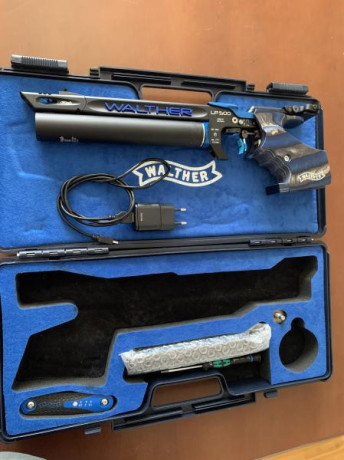 Buenos días.
Vendo Walther LP 500E manufactur del año 2022 pero las botellas son hasta el 2034, comprada 11