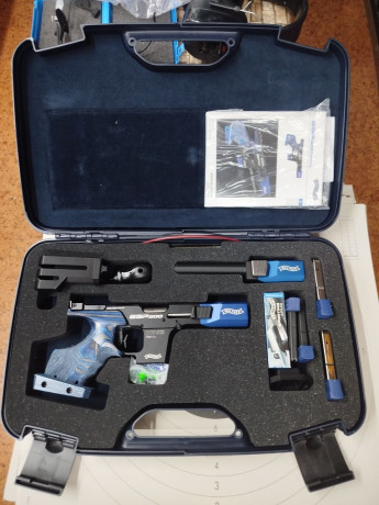 Vendo Walther GSP 500 22lr más kit 32SW, comprada nueva en marzo de este año (está en garantía), está 02