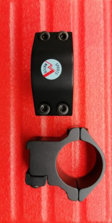 Vendo estas anillas especiales carril CZ marca Sportsmatch. Usadas 2 veces por venta del arma. Están impecables. 00