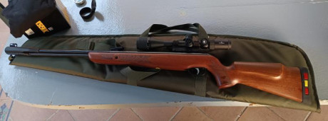 Pues ya he estado haciéndole un poco de rodaje a la Gamo CFX Royal en 5,5 que me compré hace unas semanas, 01