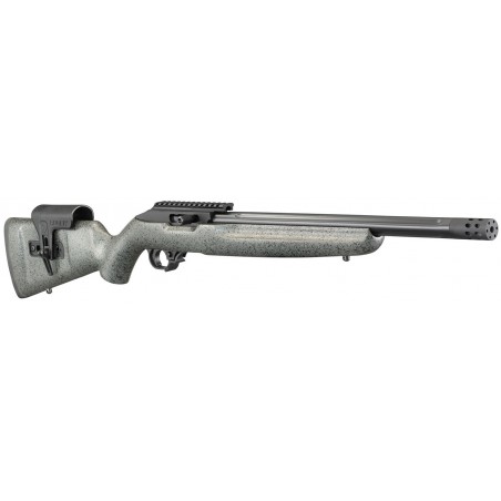 En las fotos donde anuncian las culatas X-22 de Magpul para el Ruger 10/22, el rifle que aparece tiene 10