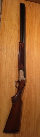 Se vende escopeta superpuesta de caza Lanber acabado lujo, calibre 12/70, con cañones ventilados de 71 00