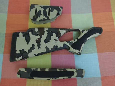 Vendo culata Bergara BA13 thumbhole impecable. Se ha hecho la hidroimpresion Kuiu Vias y ni se ha llegado 00