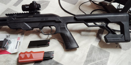 Por cambios de proyectos, voy a vender esta carabina del 22Lr, la carabina va muy fina y es precisa, pero 120
