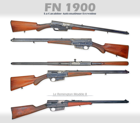 Se vende rifle FN Browning 1900 semi-auto caliber 35 Rem. en buen estado.
Solo se produjeron 4.950 unidades 01