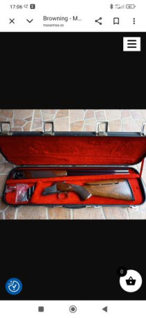 Hola cambiaria escopeta superpuesta browning gts Sporting cañones de 71 con chokes invector plus, culata 02