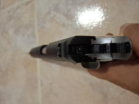 Vendo pistola LLAMA MAX II, en calibre 9x19 (9pb), distancia entre miras 160 mm,  con 2 cargadores con 11