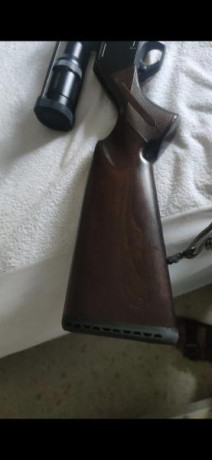 Un amigo vende rifle browning semiautomático long trac calibre 7mm con monturas apel completas y visor 02