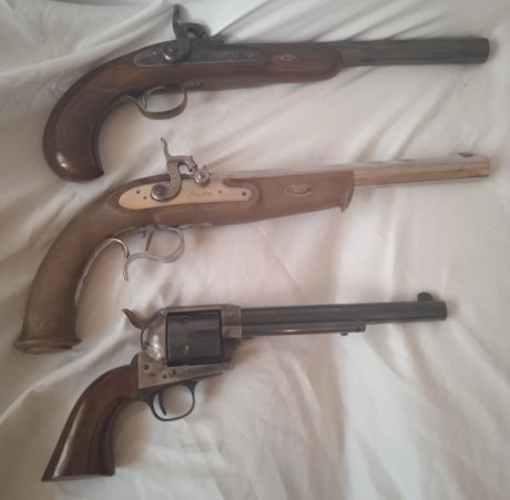 Hola. Un amigo mio, anciano y enfermo, deja la afición y vende sus armas. El caso es que no quiere andar 142