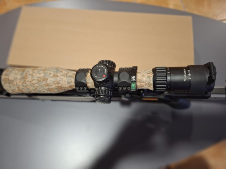 Buenas tardes, vendo  visor Vector Optics Continental x6 3-18x50 FFP con tubo de 34 mm. Precio 525€. Diseñado 00