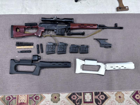 Hola cambio SVD TIGR de Izhmash números coincidentes de la mejor "añada" del TGR, principios 80
