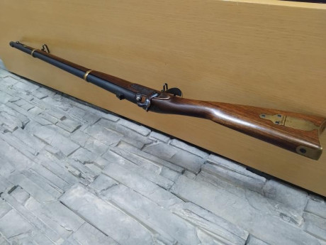 Hola, vendo fusil Remington 1863 "Zouave " modelo Macht de Armi sport cal.58(577.).El arma está 01