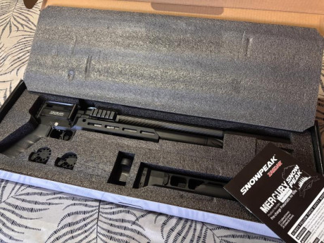 Buenas!

Vendo carabina Snowpeak Mercury AP900 regulada. Estado completamente nueva, comprada en mayo 10