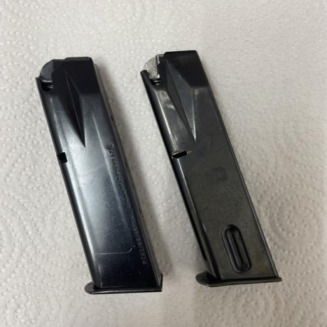 Hola, tengo un cargador de TAURUS PT99 AF 9mm.  y tiene desgastada la zona que activa la palanca de retención 22