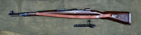 Vendo fusil Mauser Kar98k de 1944, fabricado en la factoría de Mauser-Werke en Obendorf. Es de captura 02