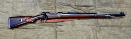 Vendo fusil Mauser Kar98k de 1944, fabricado en la factoría de Mauser-Werke en Obendorf. Es de captura 01