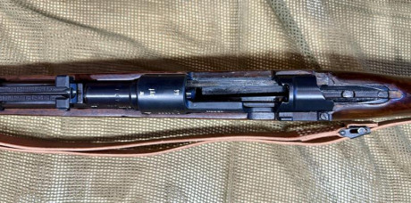Vendo fusil Mauser Kar98k de 1944, fabricado en la factoría de Mauser-Werke en Obendorf. Es de captura 11